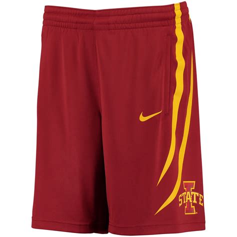 iowa state cyclones nike replica on-court performance basketball shorts cardinal|iowa state nike hoodie.